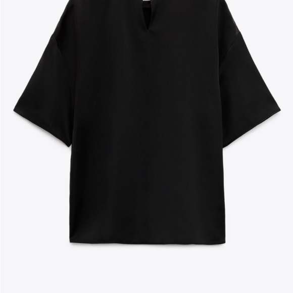 Zara Satin Tee🌻🌻🌻 - Picture 4 of 12